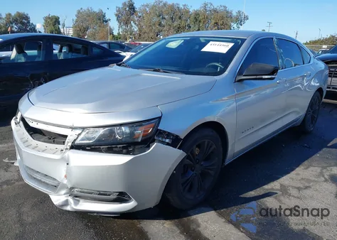 2015 Chevrolet Impala 2Lt из США, поврежденный, VIN 1G1125S36FU118079